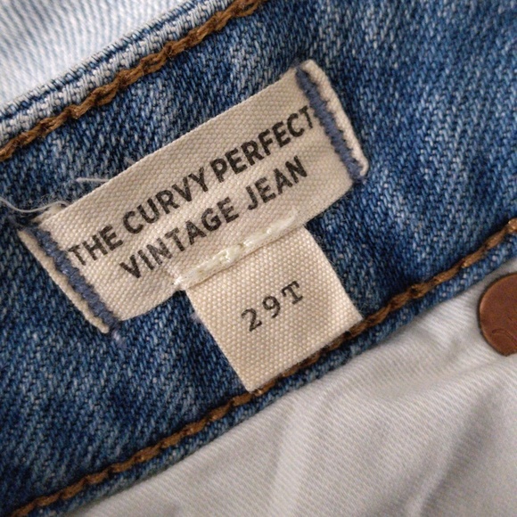Madewell 29T The Curvy Perfect Vintage Jean - Picture 6 of 16